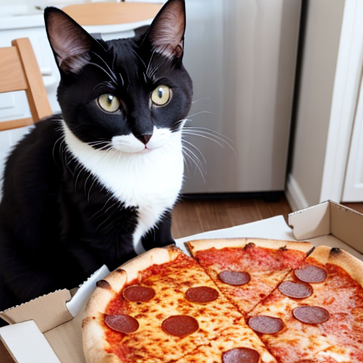 cat-eating-pizza